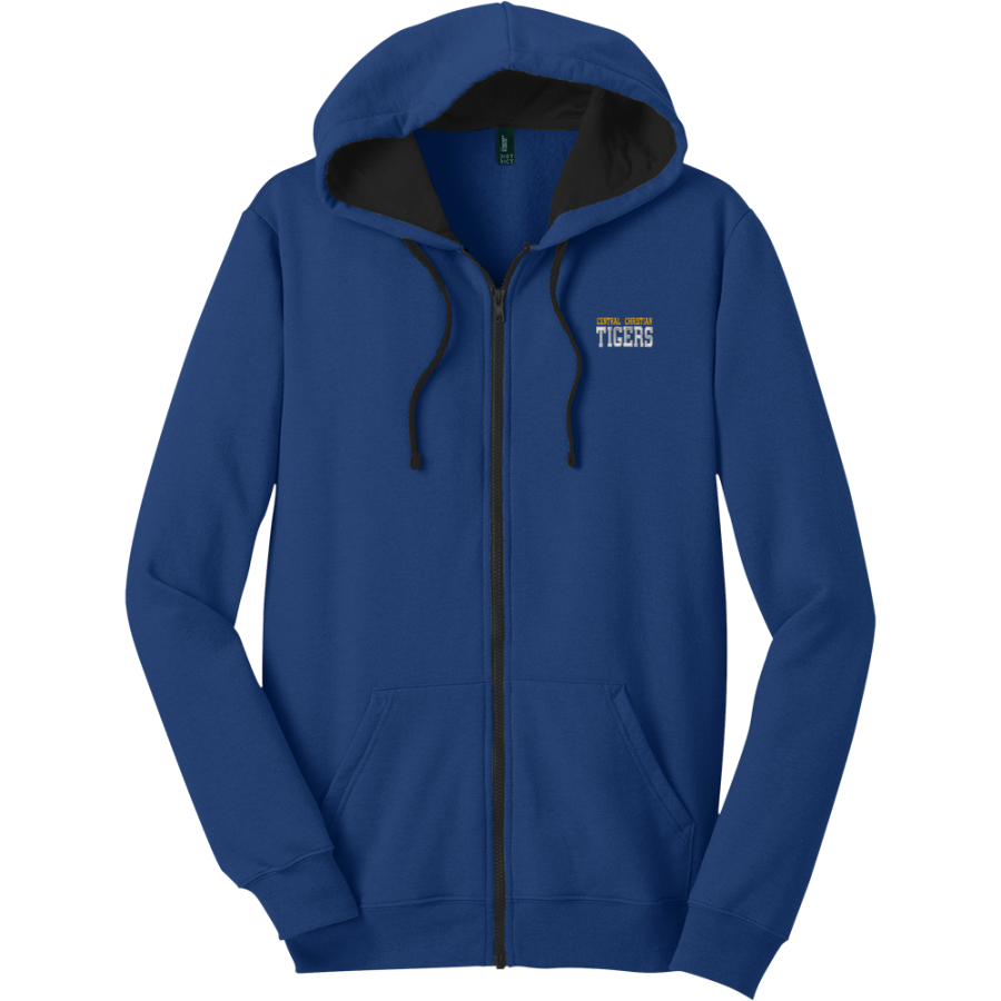 Central Christian Tigers <span class="pdp-name-mascot">Central Christian College Tigers</span> District Men's The Concert Fleece Full-Zip Hoodie