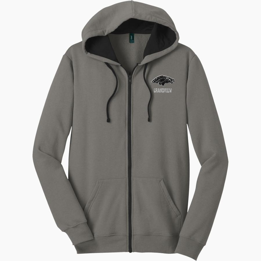 GRANDVIEW HIGH SCHOOL ZEBRAS <span class="pdp-name-mascot">GRANDVIEW ZEBRAS</span> District Men's The Concert Fleece Full-Zip Hoodie