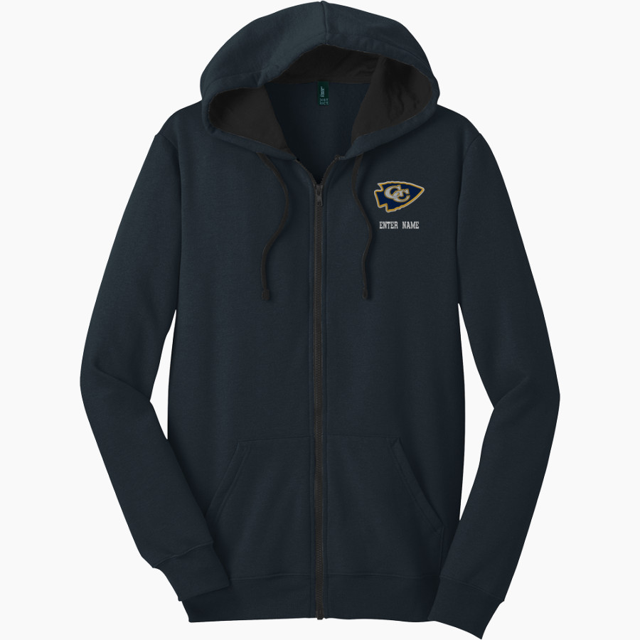 Grant County Braves The Official Online Store <span class="pdp-name-mascot">Grant County Braves</span> District Men's The Concert Fleece Full-Zip Hoodie