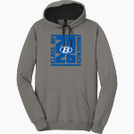 BRUNSWICK ATHLETIC FOUNDATION GO BIG BLUE <span class="pdp-name-mascot">BRUNSWICK BLUE DEVILS</span> District Men's The Concert Fleece Hoodie Front Thumbnail