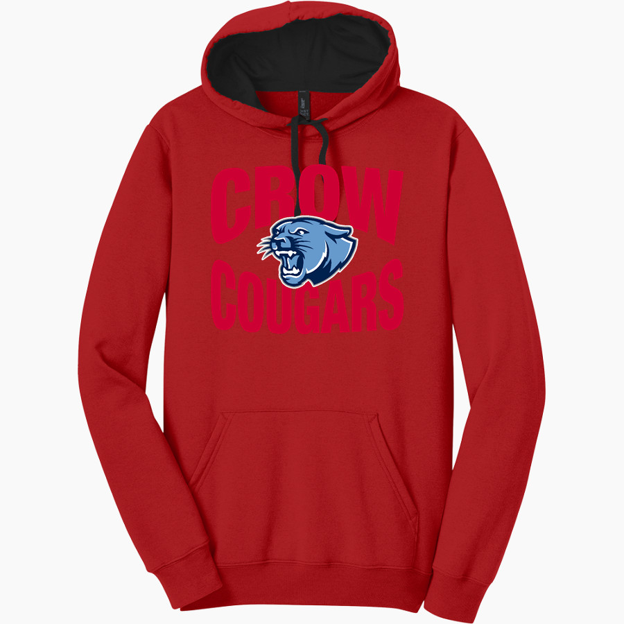 CROW HIGH SCHOOL Cougars Online Store District Men's The Concert Fleece Hoodie