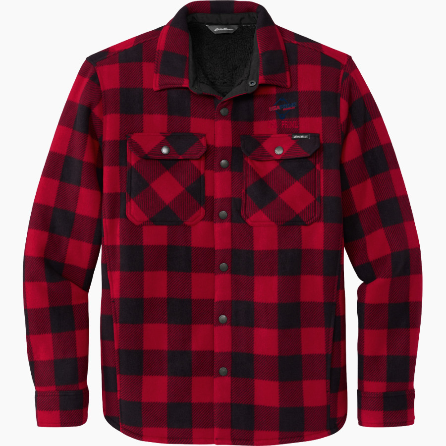 USA PRIME MICHIGAN <span class="pdp-name-mascot">USA PRIME MICHIGAN</span> Eddie Bauer Woodland Shirt Jacket