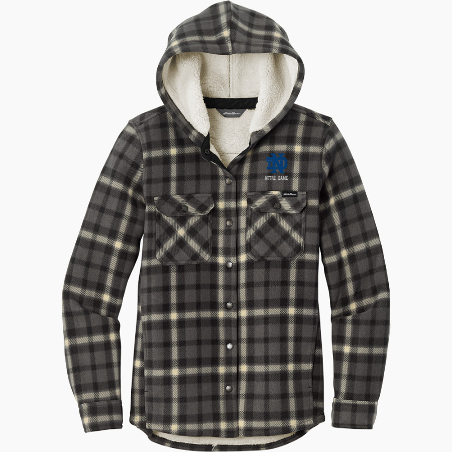 Notre Dame Bulldogs <span class="pdp-name-mascot">Notre Dame Bulldogs</span> Eddie Bauer Women's Woodland Shirt Jacket