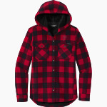 PEKIN COMMUNITY HIGH SCHOOL DRAGONS Eddie Bauer Women's Woodland Shirt Jacket Front Thumbnail