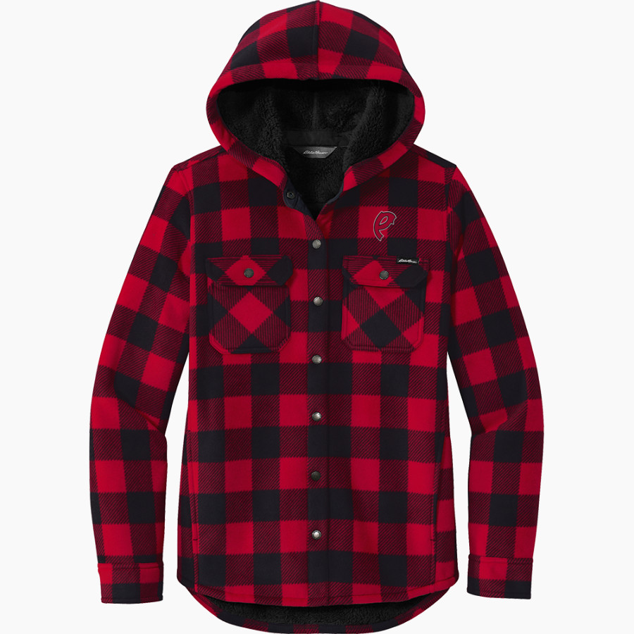 PEKIN COMMUNITY HIGH SCHOOL DRAGONS Eddie Bauer Women's Woodland Shirt Jacket