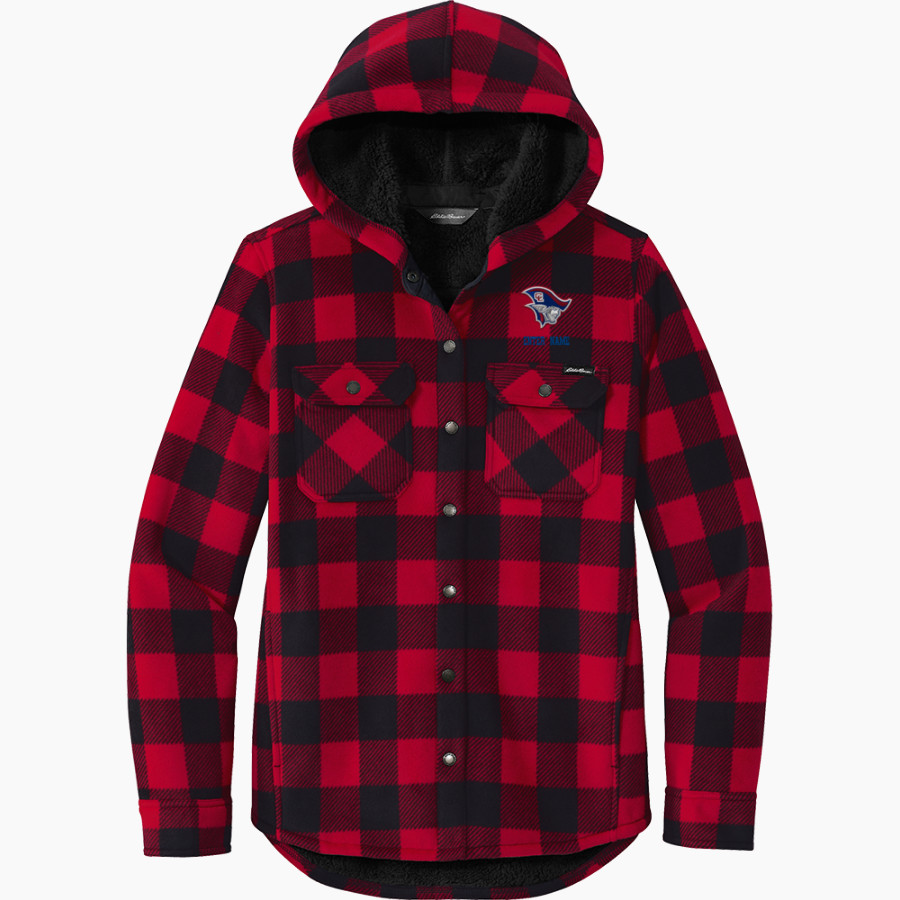 Clarkson-Leigh Patriots Eddie Bauer Women's Woodland Shirt Jacket