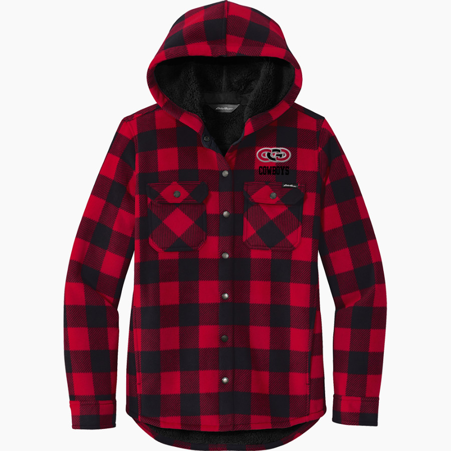 CLARION-GOLDFIELD-DOWS HIGH SCHOOL COWBOYS <span class="pdp-name-mascot">CLARION - GOLDFIELD COWBOYS</span> Eddie Bauer Women's Woodland Shirt Jacket
