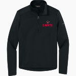 Santa Barbara Saints Football <span class="pdp-name-mascot">Santa Barbara Saints Football</span> Eddie Bauer Men's Smooth Mid Layer Fleece 1/2-Zip Front Thumbnail
