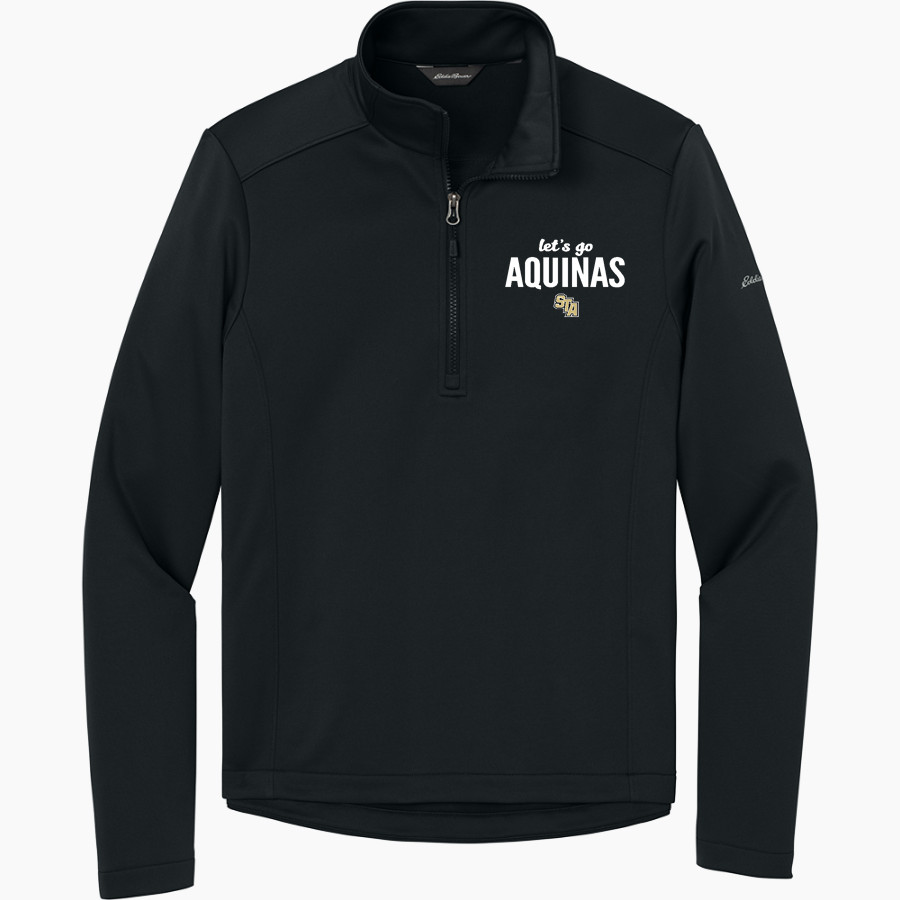 St. Thomas Aquinas The Official Store of the Knights <span class="pdp-name-mascot">SAINT THOMAS AQUINAS HIGH KNIGHTS</span> Eddie Bauer Men's Smooth Mid Layer Fleece 1/2-Zip