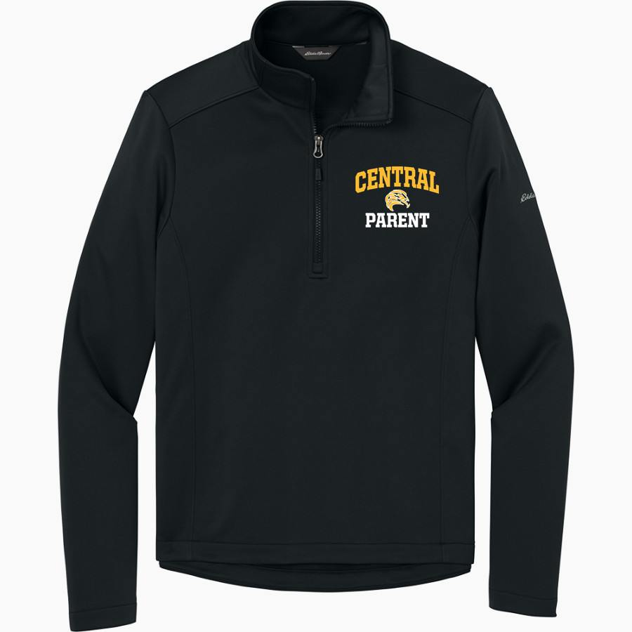 CENTRAL TECH SCHOOL FALCONS <span class="pdp-name-mascot">CENTRAL FALCONS</span> Eddie Bauer Men's Smooth Mid Layer Fleece 1/2-Zip