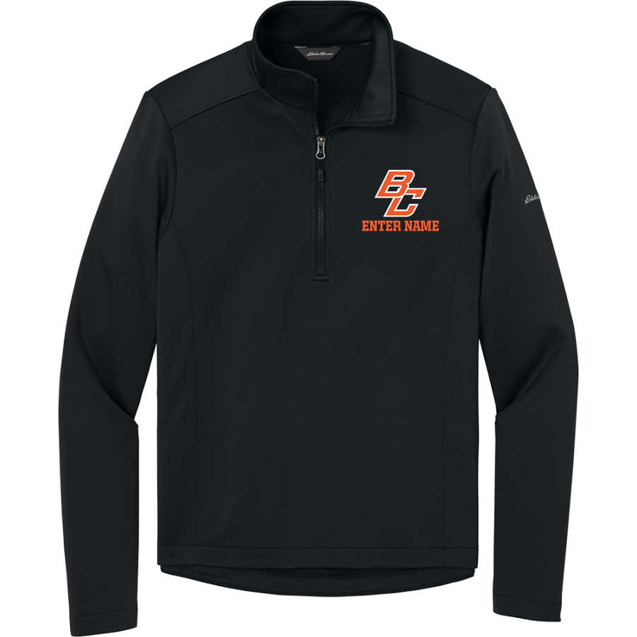 Bland Co. Bears <span class="pdp-name-mascot">Bland Bears</span> Eddie Bauer Men's Smooth Mid Layer Fleece 1/2-Zip