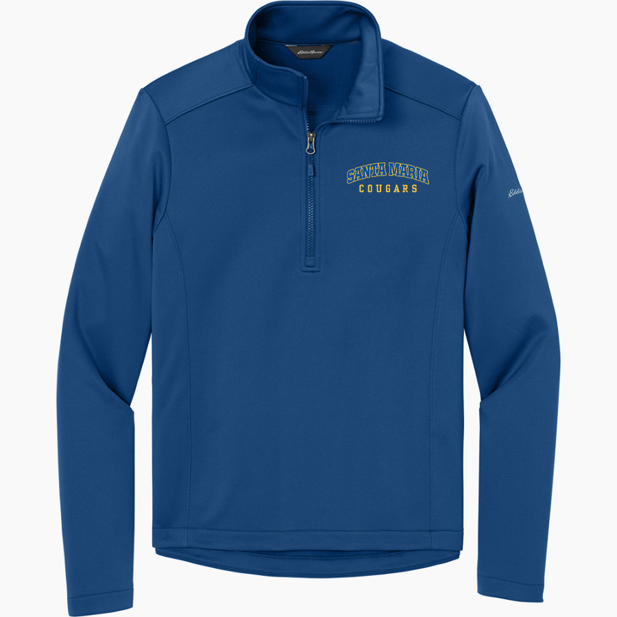 Santa Maria Cougars <span class="pdp-name-mascot">Santa Maria Cougars</span> Eddie Bauer Men's Smooth Mid Layer Fleece 1/2-Zip