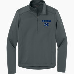 Merrill Mustangs Eddie Bauer Men's Smooth Mid Layer Fleece 1/2-Zip Front Thumbnail