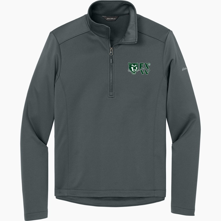 Frances Xavier Warde Jaguars <span class="pdp-name-mascot">Frances Xavier Warde School Jaguars</span> Eddie Bauer Men's Smooth Mid Layer Fleece 1/2-Zip
