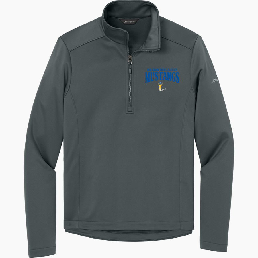 Mountain View Academy Mustangs <span class="pdp-name-mascot">Mountain View Academy Mustangs</span> Eddie Bauer Men's Smooth Mid Layer Fleece 1/2-Zip