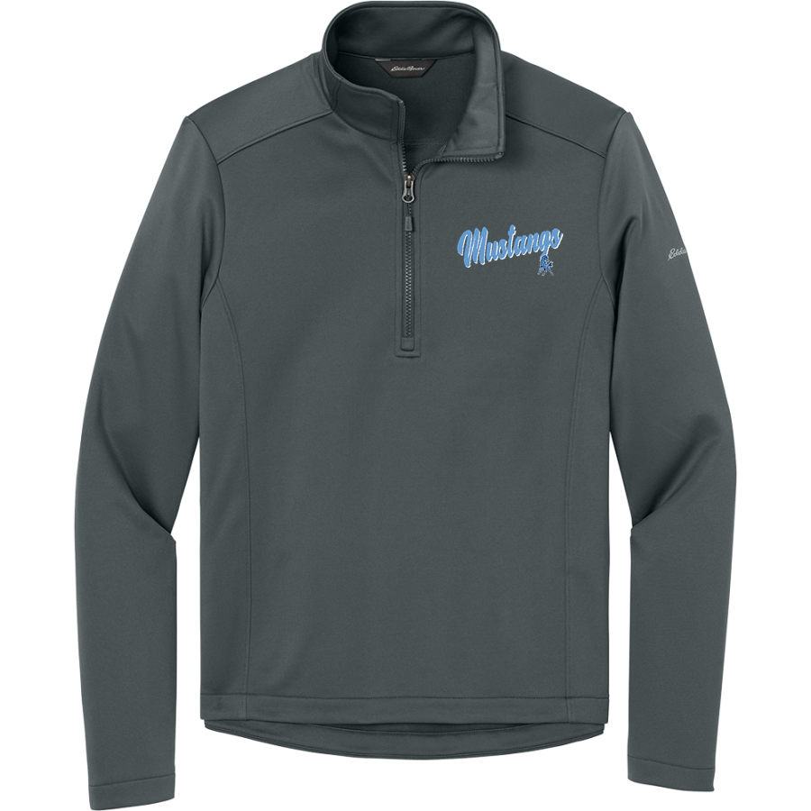 OUR LADY OF MERCY ACADEMY MUSTANGS <span class="pdp-name-mascot">OUR LADY OF MERCY MUSTANGS</span> Eddie Bauer Men's Smooth Mid Layer Fleece 1/2-Zip