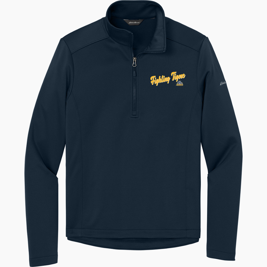 Andrew Tigers <span class="pdp-name-mascot">Andrew College Tigers</span> Eddie Bauer Men's Smooth Mid Layer Fleece 1/2-Zip