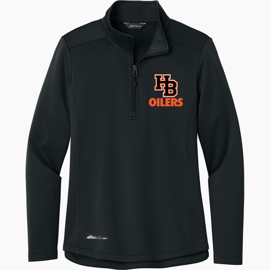 HUNTINGTON BEACH HIGH SCHOOL OILERS Eddie Bauer Women's Smooth Mid Layer Fleece 1/2-Zip