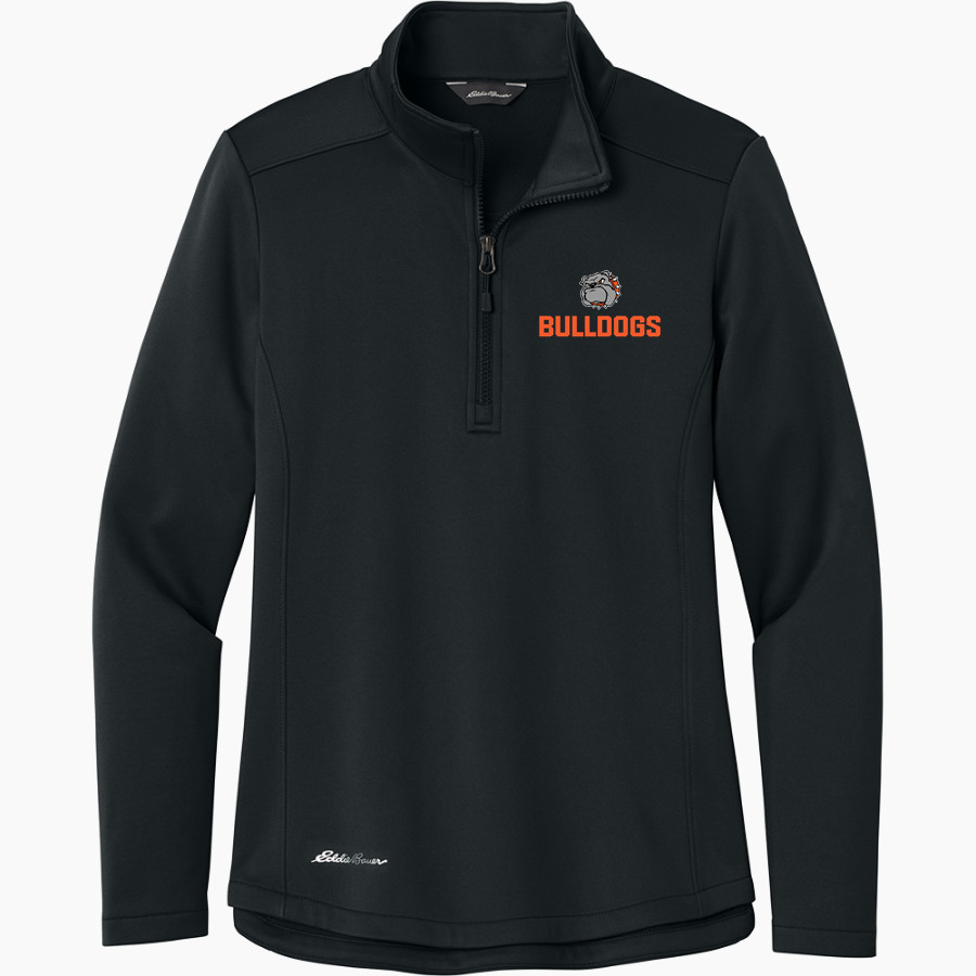WATERLOO HIGH SCHOOL BULLDOGS <span class="pdp-name-mascot">WATERLOO BULLDOGS</span> Eddie Bauer Women's Smooth Mid Layer Fleece 1/2-Zip