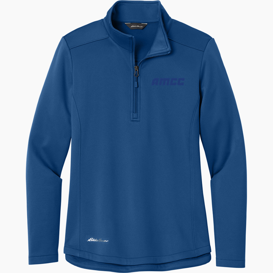 Allegheny Mountain Collegiate Conference Allegheny Mountain C Eddie Bauer Women's Smooth Mid Layer Fleece 1/2-Zip