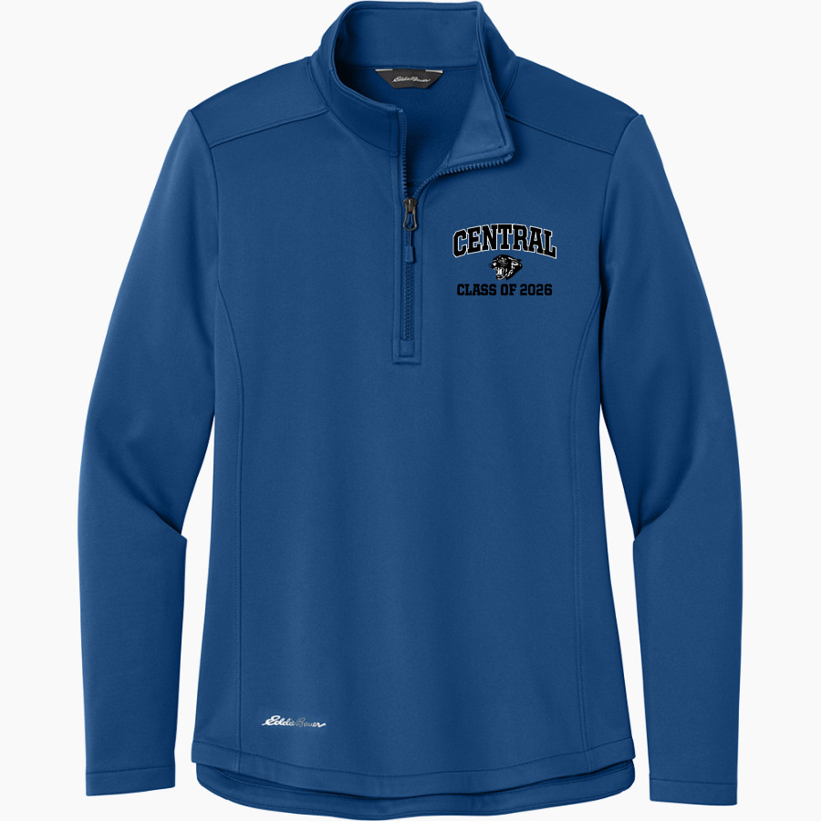 Central Panthers <span class="pdp-name-mascot">Central Panthers</span> Eddie Bauer Women's Smooth Mid Layer Fleece 1/2-Zip