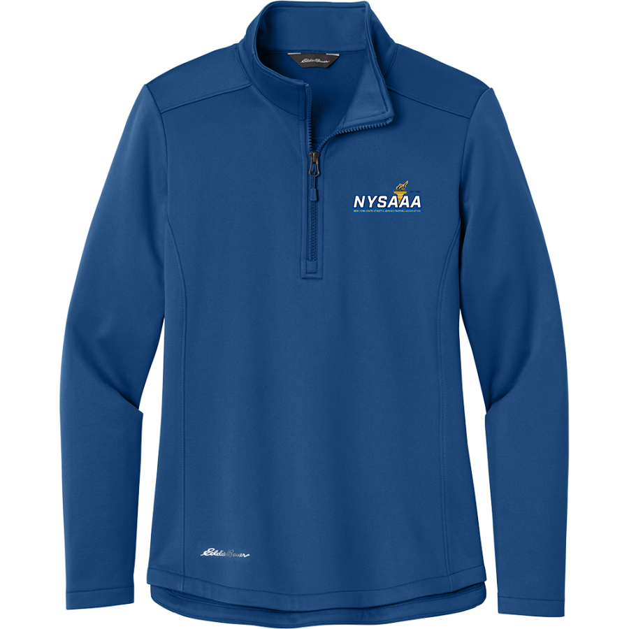 New York State Athletic Administrators Association <span class="pdp-name-mascot">New York State Athletic Administrators Association</span> Eddie Bauer Women's Smooth Mid Layer Fleece 1/2-Zip
