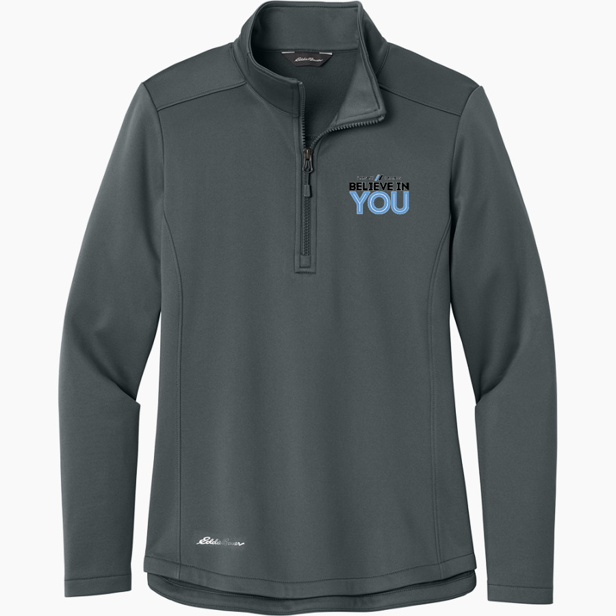 Believe In You Eddie Bauer Women's Smooth Mid Layer Fleece 1/2-Zip