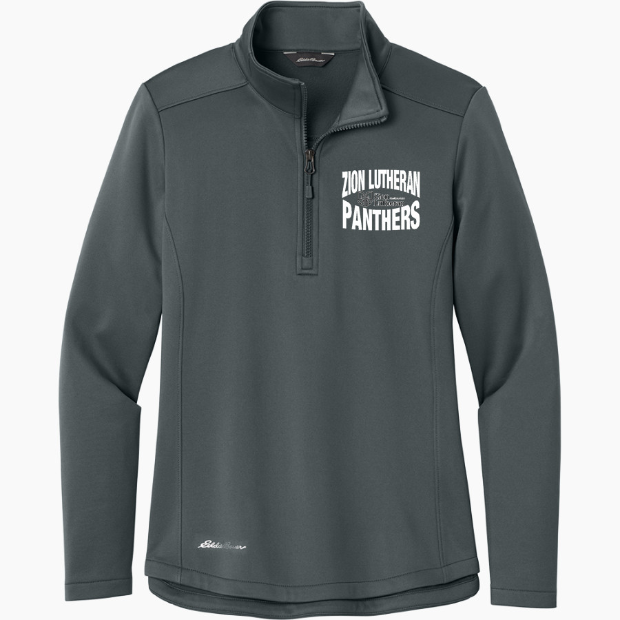 Zion Lutheran School Panthers Eddie Bauer Women's Smooth Mid Layer Fleece 1/2-Zip