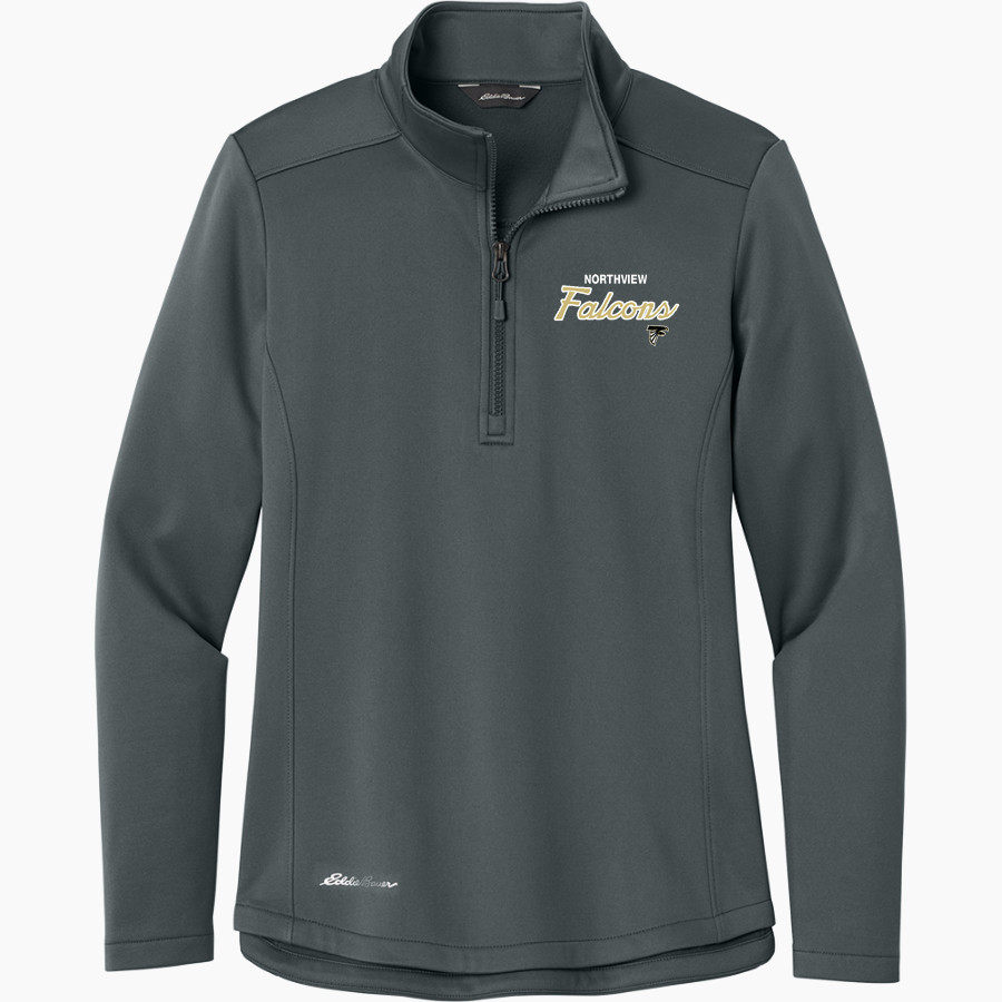Northview Falcons Eddie Bauer Women's Smooth Mid Layer Fleece 1/2-Zip