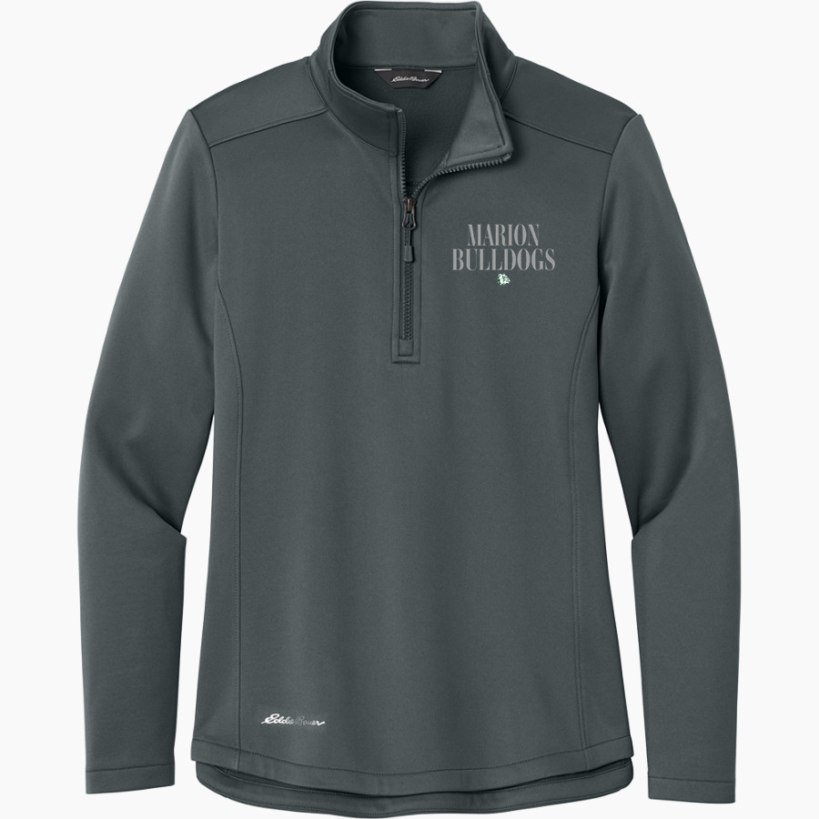 Marion Bulldogs <span class="pdp-name-mascot">Marion Bulldogs</span> Eddie Bauer Women's Smooth Mid Layer Fleece 1/2-Zip
