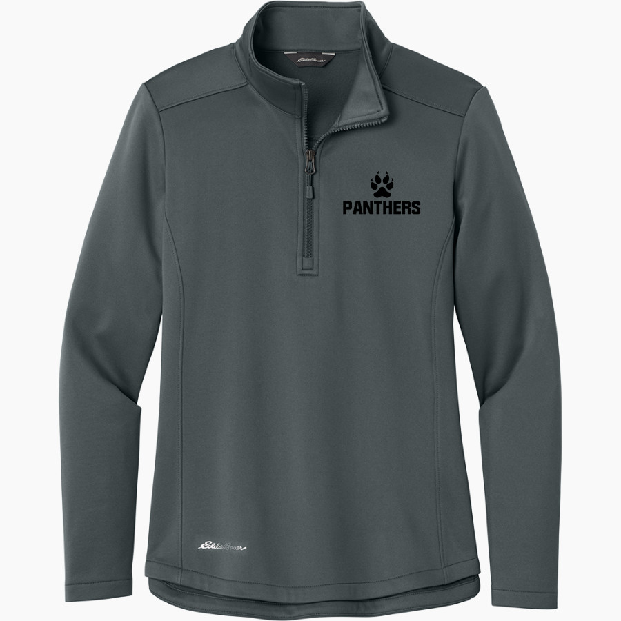 Central Panthers Eddie Bauer Women's Smooth Mid Layer Fleece 1/2-Zip