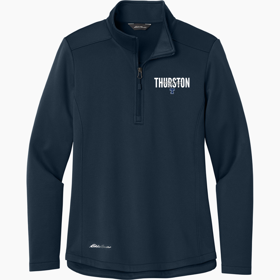 THURSTON HIGH SCHOOL EAGLES Eddie Bauer Women's Smooth Mid Layer Fleece 1/2-Zip