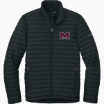 MILLBURY SR HIGH SCHOOL WOOLIES <span class="pdp-name-mascot">MILLBURY MEMORIAL WOOLIES</span> Eddie Bauer Men's Packable Quilted Full-Zip Jacket Front Thumbnail