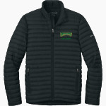 WEST DAVIDSON HIGH SCHOOL DRAGONS Eddie Bauer Men's Packable Quilted Full-Zip Jacket Front Thumbnail