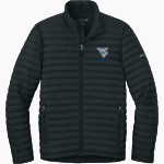 WATER VALLEY HIGH SCHOOL BLUE DEVILS Eddie Bauer Men's Packable Quilted Full-Zip Jacket Front Thumbnail