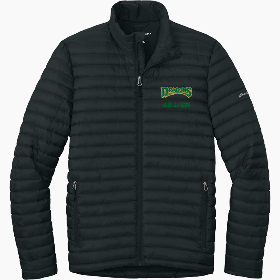 WEST DAVIDSON HIGH SCHOOL DRAGONS Eddie Bauer Men's Packable Quilted Full-Zip Jacket
