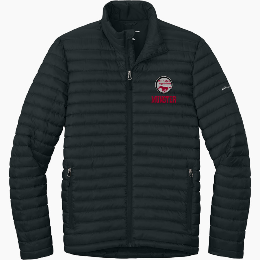 MUNSTER HIGH SCHOOL MUSTANGS <span class="pdp-name-mascot">MUNSTER MUSTANGS</span> Eddie Bauer Men's Packable Quilted Full-Zip Jacket