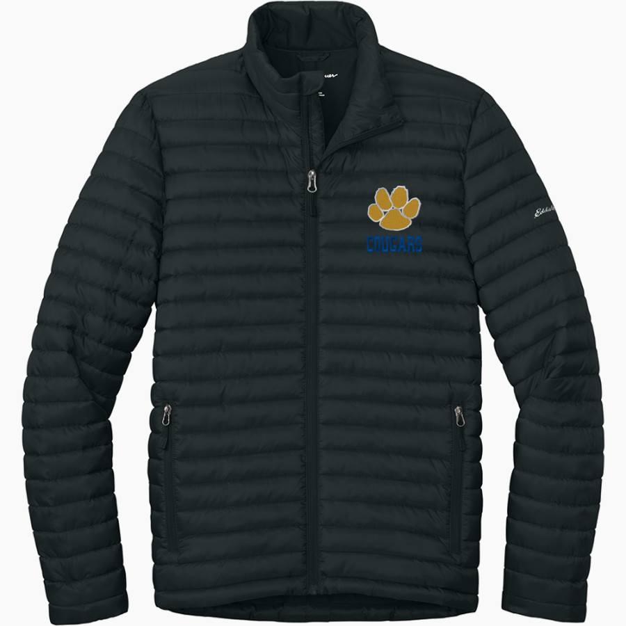 CULBRETH Cougars Eddie Bauer Men's Packable Quilted Full-Zip Jacket