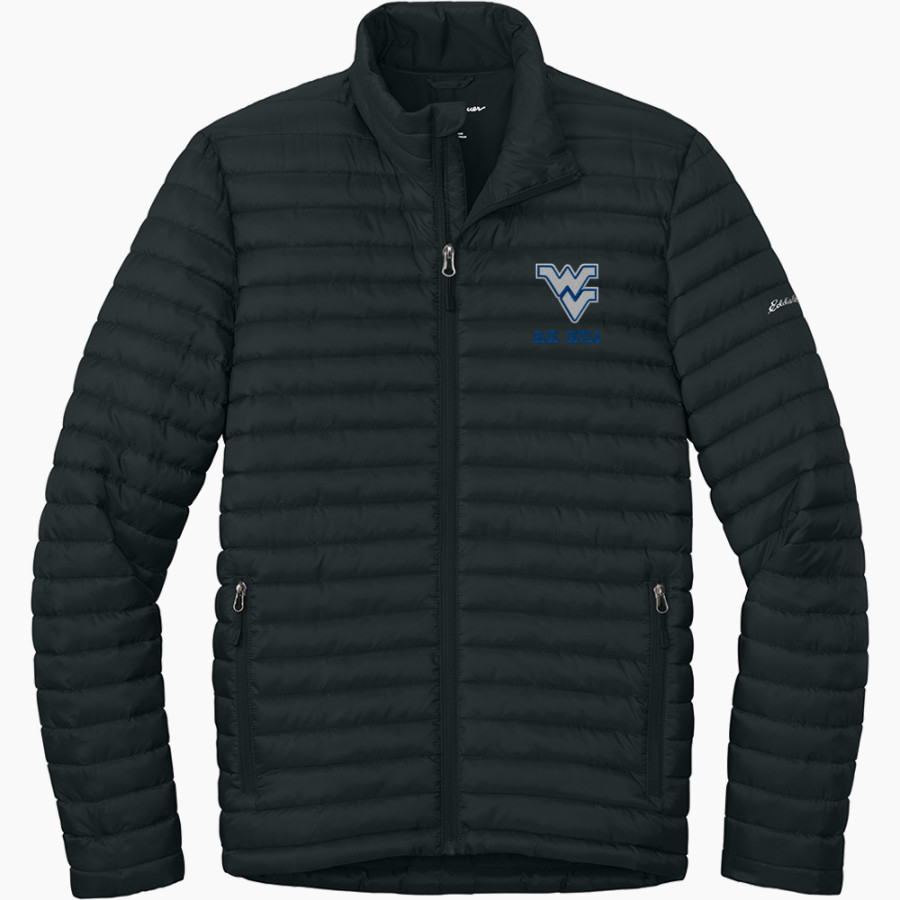WATER VALLEY HIGH SCHOOL BLUE DEVILS Eddie Bauer Men's Packable Quilted Full-Zip Jacket