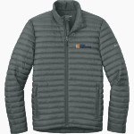 Baskin Engineering Sideline Store Eddie Bauer Men's Packable Quilted Full-Zip Jacket Front Thumbnail