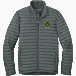 Grambling Kittens Eddie Bauer Men's Packable Quilted Full-Zip Jacket Front Thumbnail