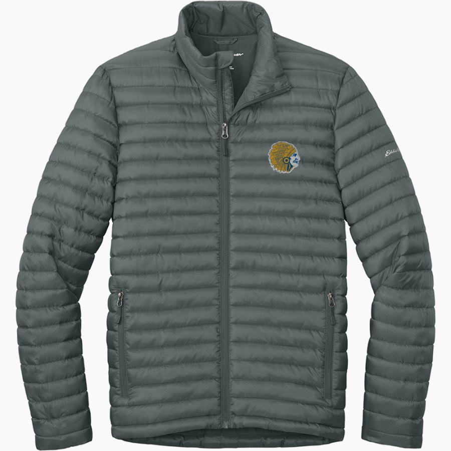 HAPPY CAMP HIGH SCHOOL INDIANS <span class="pdp-name-mascot">HAPPY CAMP INDIANS</span> Eddie Bauer Men's Packable Quilted Full-Zip Jacket