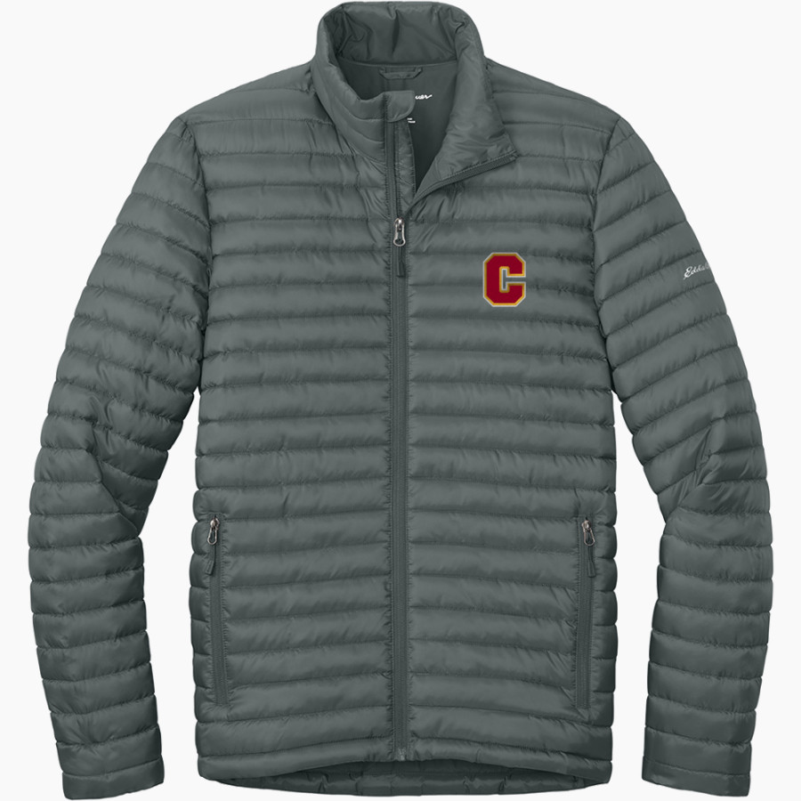 COFFEEVILLE HIGH SCHOOL PIRATES Eddie Bauer Men's Packable Quilted Full-Zip Jacket