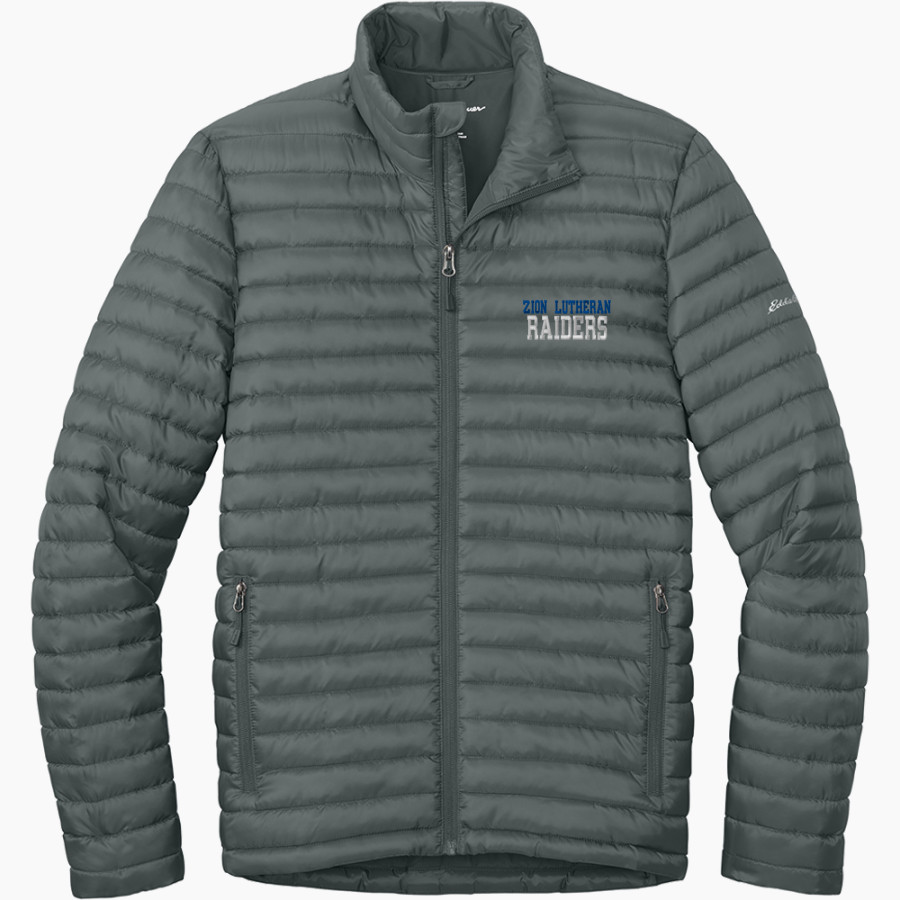 Zion Lutheran Raiders Eddie Bauer Men's Packable Quilted Full-Zip Jacket