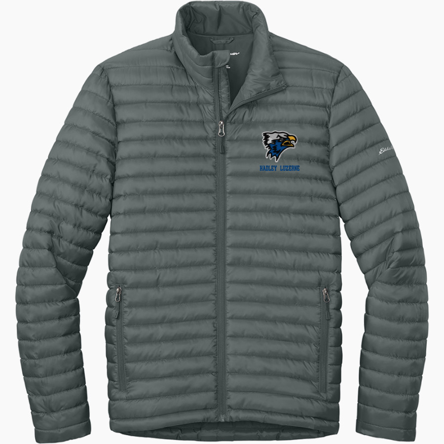HADLEY LUZERNE HIGH SCHOOL EAGLES Eddie Bauer Men's Packable Quilted Full-Zip Jacket