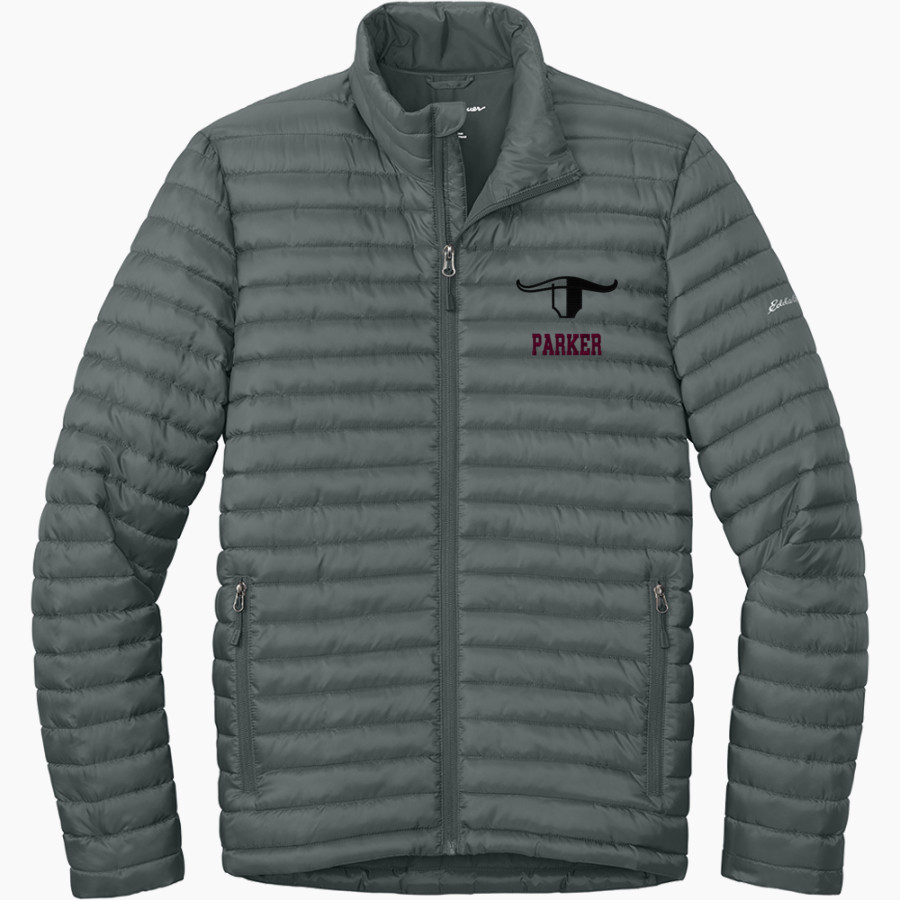 PARKER SCHOOL BULLS <span class="pdp-name-mascot">PARKER BULLS</span> Eddie Bauer Men's Packable Quilted Full-Zip Jacket