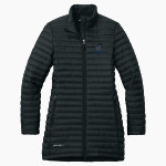 MacArthur Elementary Mustangs Eddie Bauer Women's Packable Quilted Full-Zip Jacket Front Thumbnail