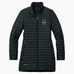 APALACHEE HIGH SCHOOL WILDCATS Eddie Bauer Women's Packable Quilted Full-Zip Jacket Front Thumbnail