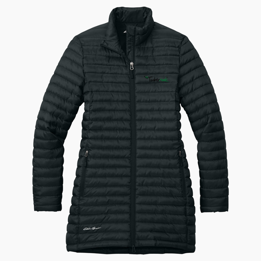 Laconia Christian Academy Timberwolves Eddie Bauer Women's Packable Quilted Full-Zip Jacket