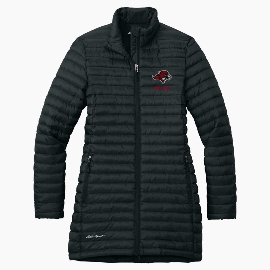 Benedictine University Mesa Redhawks Eddie Bauer Women's Packable Quilted Full-Zip Jacket